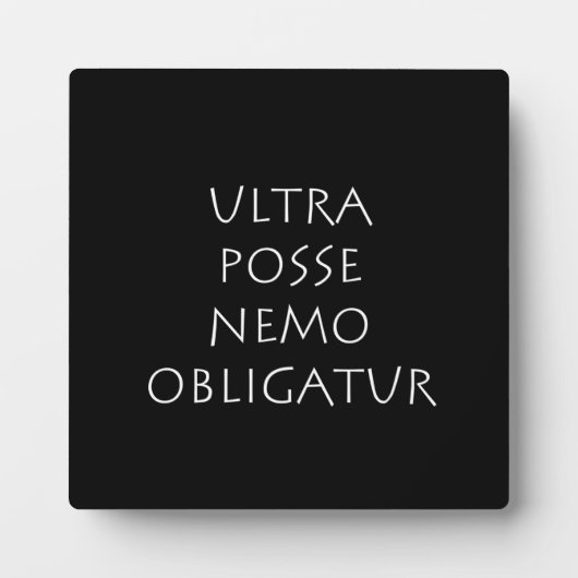 Nemo obligatoratur fotoplatte (Vorderseite)