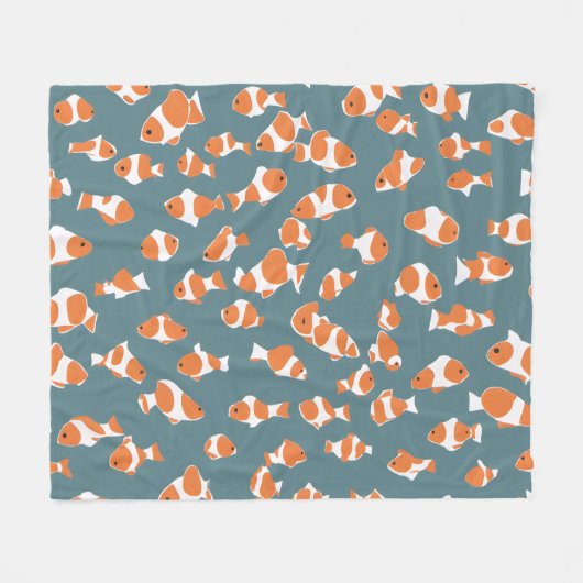 Nemo und Freunde Fleecedecke (Vorderseite (Horizontal))
