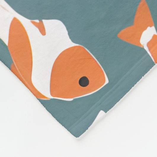 Nemo und Freunde Fleecedecke (Ecke)