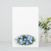 NEMOPHILA(Baby Blue Eyes) Briefpapier (Stehend Vorderseite)