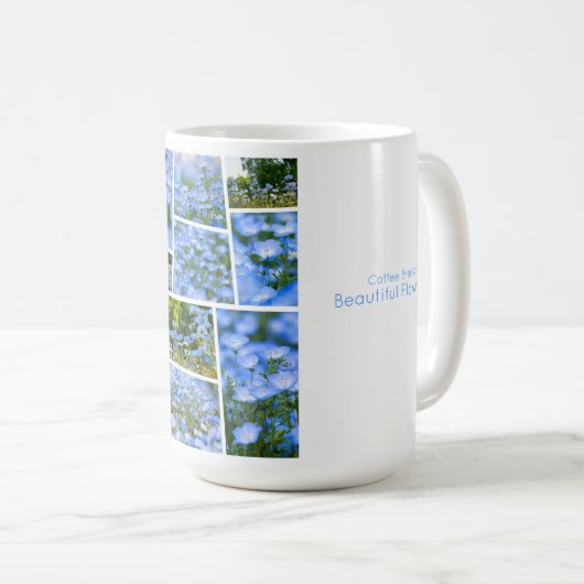 NEMOPHILA(Baby Blue Eyes) Kaffeetasse (VorderseiteRechts)