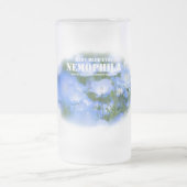 NEMOPHILA(Baby Blue Eyes) Mattglas Bierglas (Mittel)