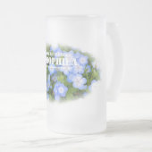 NEMOPHILA（Baby Blue Eyes） Mattglas Bierglas (VorderseiteRechts)