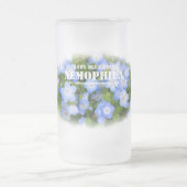 NEMOPHILA(Baby Blue Eyes) Mattglas Bierglas (Mittel)