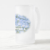 NEMOPHILA（Baby Blue Eyes）  Mattglas Bierglas (VorderseiteRechts)