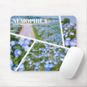 NEMOPHILA（Baby Blue Eyes） Mousepad (Mit Mouse)
