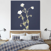 Nemophila-Blumen Leinwanddruck (Insitu (Schlafzimmer))