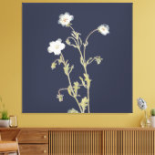 Nemophila-Blumen Leinwanddruck (Insitu (Wohnzimmer))