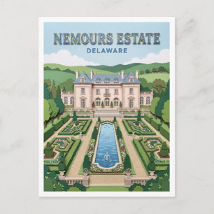 Nemours Estate Wilmington Delaware Postkarte