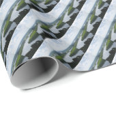 Nemunas River, Vilkija, LITAUEN - ECHO PRINT — Geschenkpapier (Rolleneckpunkt)