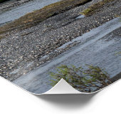 Nenana Flussbett Alaska Poster (Ecke)