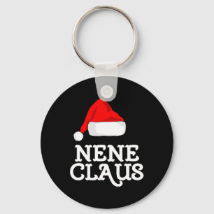 Nene Claus Weihnachten Santas Hut Pyjama Familie X Schlüsselanhänger