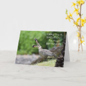 Nene Goose Karte (Gelbe Blume)