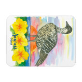 Nene Hawaiian Gänse Staat Bird of Hawaii Magnet (Horizontal)