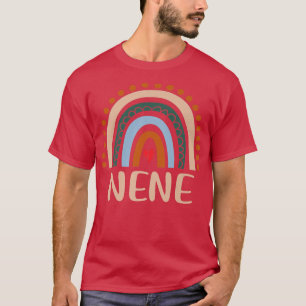Nene Rainbow Grandma Niedlich Mütter Day Funny Nen T-Shirt