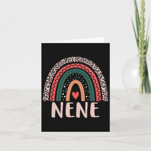 Nene Rainbow Grandma Oma Frauen Mütter Tag Karte