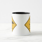 Nene Überfahrt, handeln Warnzeichen, Hawaii, USA Tasse (Zentrum)