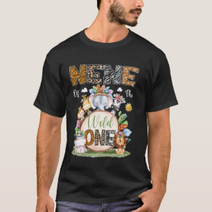 Nene vom Wild One Safari-Stammes-Tier 1. Geburtsta T-Shirt