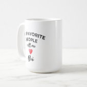 Nenn mich Bà Vietnamesischer Großmutter-Spitzname Kaffeetasse (Vorderseite Links)