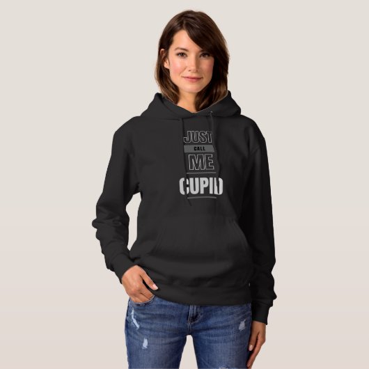 Nenn mich einfach Cupid Hoodie (Vorne ganz)