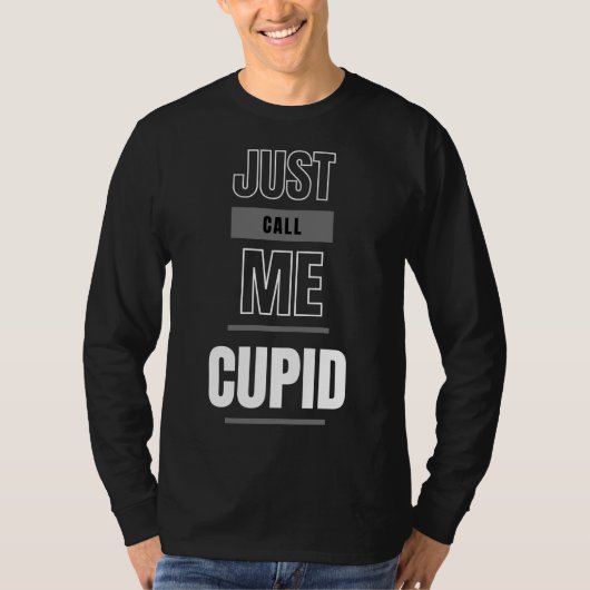 Nenn mich einfach Cupid Hoodie T-Shirt (Vorderseite)