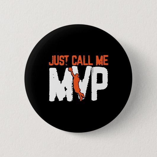 Nenn mich einfach Mvp Fun Bysketbyll Button (Vorderseite)