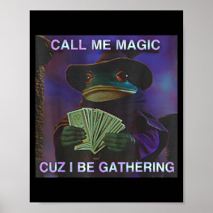 Nenn mich Magie, weil ich sammle, lustiger Zaubere Poster