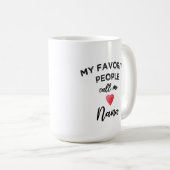 Nenn mich NANA Klassischer Großmutter-Spitzname Om Kaffeetasse (VorderseiteRechts)