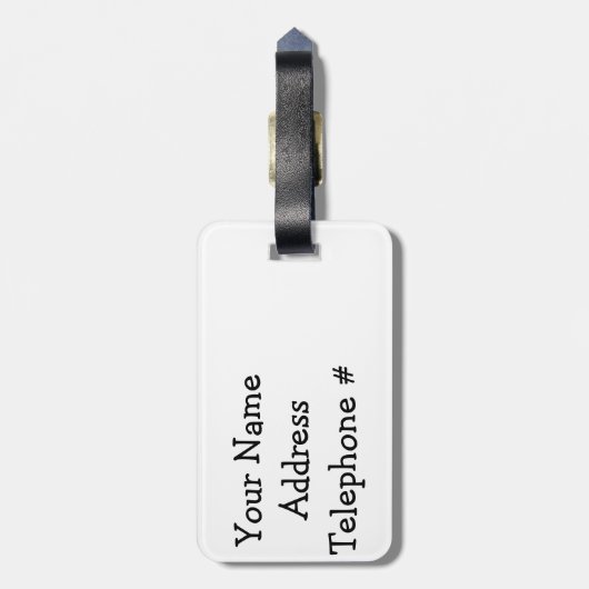 Nenn mich nicht eine alte Tasche Gepäckanhänger (Rückseite vertikal)