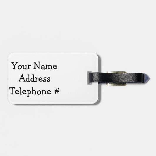 Nenn mich nicht eine alte Tasche Gepäckanhänger (Rückseite horizontal)