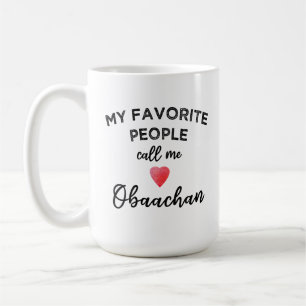Nenn mich OBAACHAN Japanische liebevolle Oma Kaffeetasse