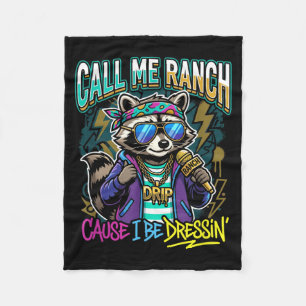 Nenn mich Ranch, weil ich Hip Hop Konzerte stilech Fleecedecke