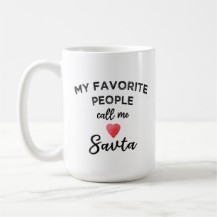 Nenn mich SAVTA Hebräische Großmutter Israelische Kaffeetasse