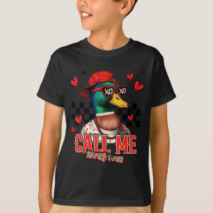 Nenn mich Stockentenjagd Frohen Valentinstag T-Shirt