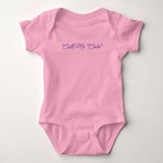 Nenn mich süß baby strampler