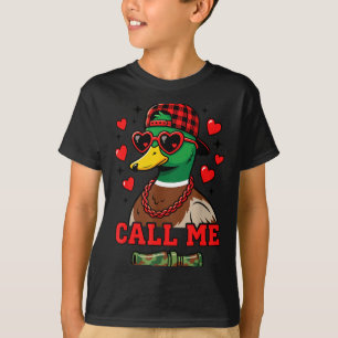 Nenne mich Stockentenjagd Frohen Valentinstag T-Shirt