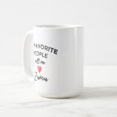 Nenne mich ZUMU chinesischer väterlicher Großmutte Kaffeetasse (Vorderseite Links)