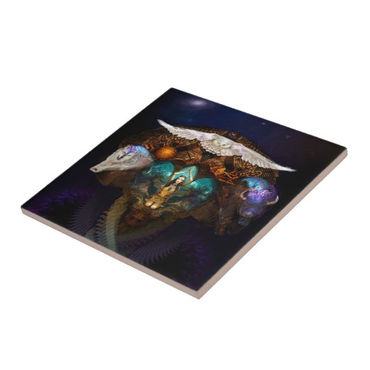 Nennen der Geist-Tiere Fliese (Seite)