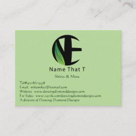 Nennen Sie dass mächtige Visitenkarten T Visitenkarte