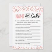 Nennen Sie den Kuchen mit Answers-Spielkarte Einladung (Vorderseite)