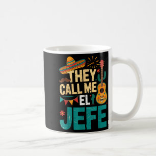 Nennen Sie el jefe Gitarre cinco de mayo Musik Män Kaffeetasse