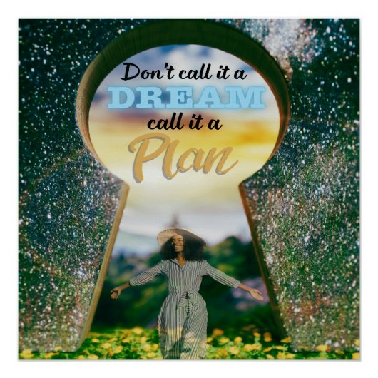 Nennen Sie es nicht einen Traum, nennen Sie es ein Poster (Vorderseite)