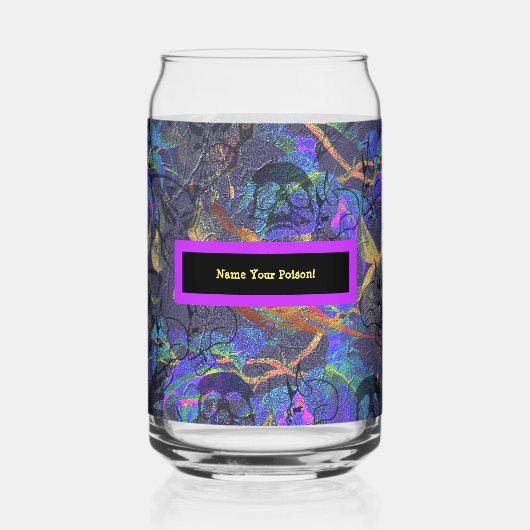 Nennen Sie Ihr Gift Dosenglas (Vorderseite)