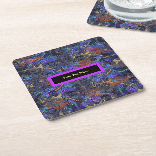 Nennen Sie Ihr Gift Rechteckiger Pappuntersetzer (angewinkelt)