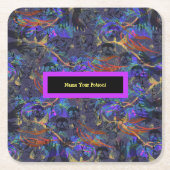 Nennen Sie Ihr Gift Rechteckiger Pappuntersetzer (Vorderseite)