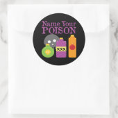 Nennen Sie Ihr Gift Runder Aufkleber (Tasche)