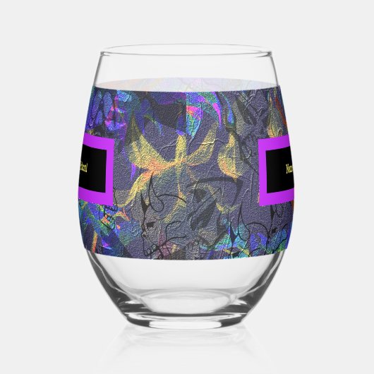 Nennen Sie Ihr Gift Weinglas Ohne Stiel (Rechts)