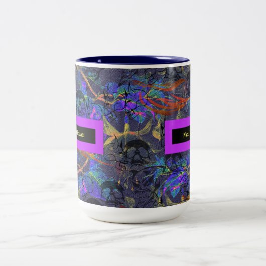 Nennen Sie Ihr Gift Zweifarbige Tasse (Mittel)