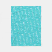 Nennen Sie Ihr Personalisiertes Baby Girl-Geschenk Fleecedecke (Vorderseite)