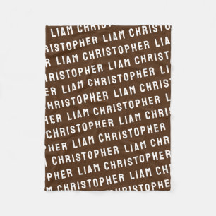 Nennen Sie Ihr Personalisiertes Babygeschenk für N Fleecedecke